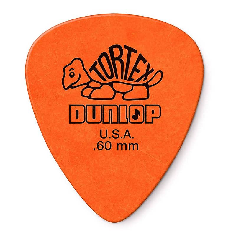 Immagine Dunlop 418P060 Tortex Standard .60mm Guitar Picks (36-Pack) - 1