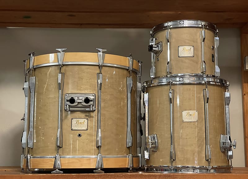 Pearl CZX Custom Z Birdseye Maple 18x22 16x16 10x12 Drum Kit