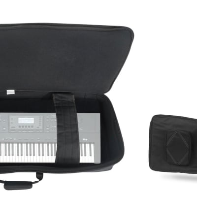 Rockville 76 Key Padded Rigid Durable Keyboard Gig Bag Case For ROLAND G-1000