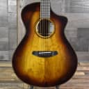 2021 Five Star Guitars Limited Run Custom Breedlove Concert Size Acoustic Guitar in Gloss Tiger's Eye Finish with Deluxe Hard Shell Case