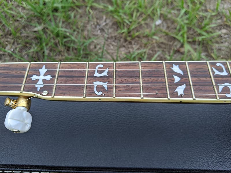 Aria SB-600 Deluxe 5 String Banjo High End Aria Gold