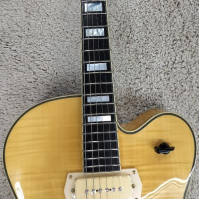 D'Angelico Excel 59 Hollowbody Electric Guitar w/Case, Natural DAE59NACGT #4 image 5