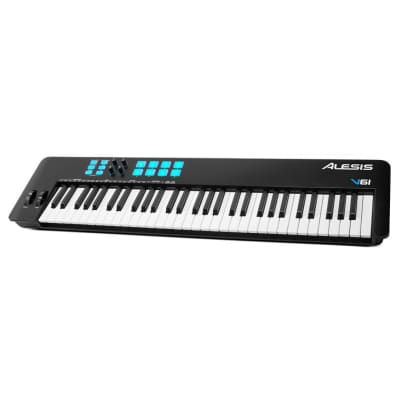 Alesis V61 MKII 61-Key USB MIDI Keyboard and Music Production Controller with Velocity-Sensitive Pads and Octave and Transpose Buttons image 4