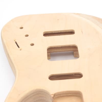 NOS Alvarez Dana Unfinished Electric Guitar Body Project, factory left-over image 10