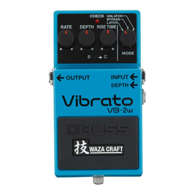 Reverb.com listing, price, conditions, and images for boss-vb-2w-vibrato-waza-craft