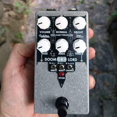 DIY DoomLord guitar pedal with Boost (inspired by Sunn model T Pre-Amp) 2025 - Alu / Black / White image 1