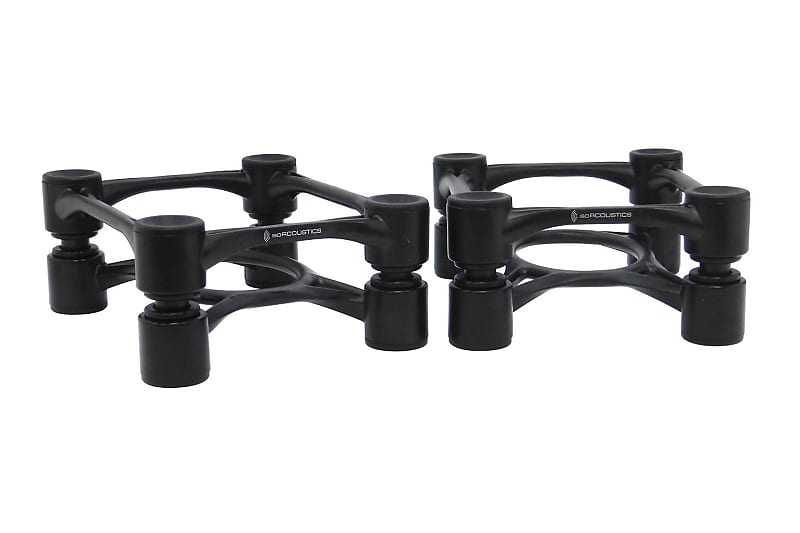 IsoAcoustics  Aperta Isolation Stands - Black (pair) image 1