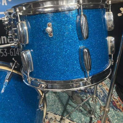 Rogers Hal Blaine's Original "Tommy Sands" Drum Set. Authenticated!! 1950s - Blue Sparkle image 17