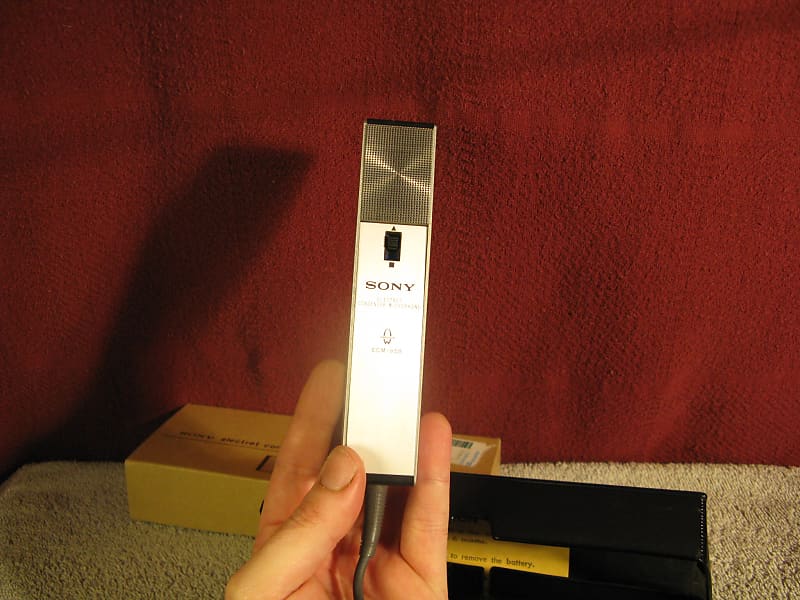 Vintage NOS 1970's Sony ECM95S Electret Condenser Reverb UK