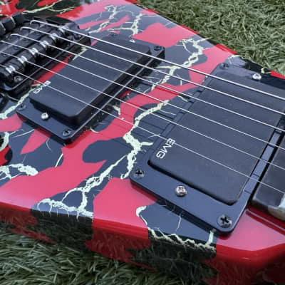ESP KKV-380 red crackle Kerry King V 1997 - Red Crackle image 6