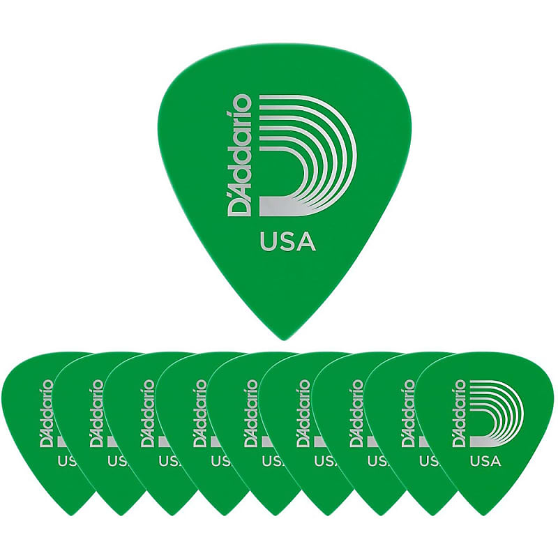 D'Addario Duralin Precision Medium Guitar Picks Light image 1
