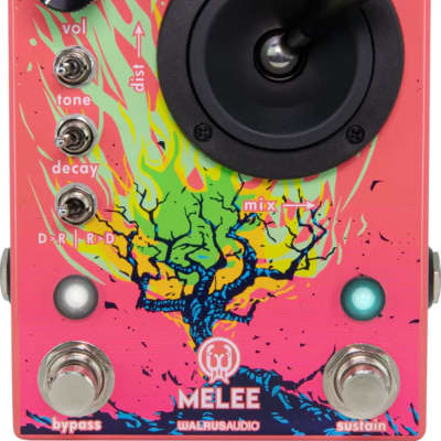 Walrus Melee Wall of Noise Reverb/Distortion Effects Pedal