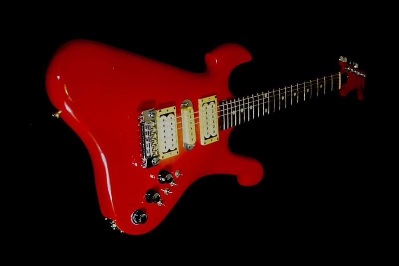 LADO Condor 1 1981 Crimson Red Burst. Very Rare. Only 100 made. Handmade. High Quality. Superb Play image 1