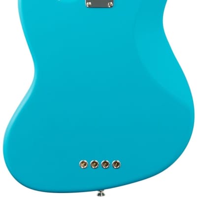 Fender American Pro II Jazz Bass, Rosewood Fingerboard (with Case), Miami Blue image 4