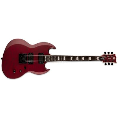 ESP LTD Viper-1000 Evertune QM See Thru Black Cherry Satin Electric Guitar + Free Gig Bag Viper 1000 image 1