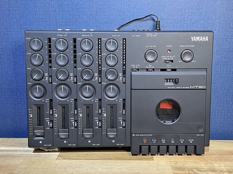 Yamaha MT50 4track Cassette Recorder w/ Power Supply Reverb