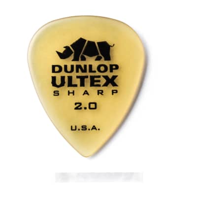 Dunlop 433P2.0 Ultex® Sharp Guitar Picks 6 Picks image 3