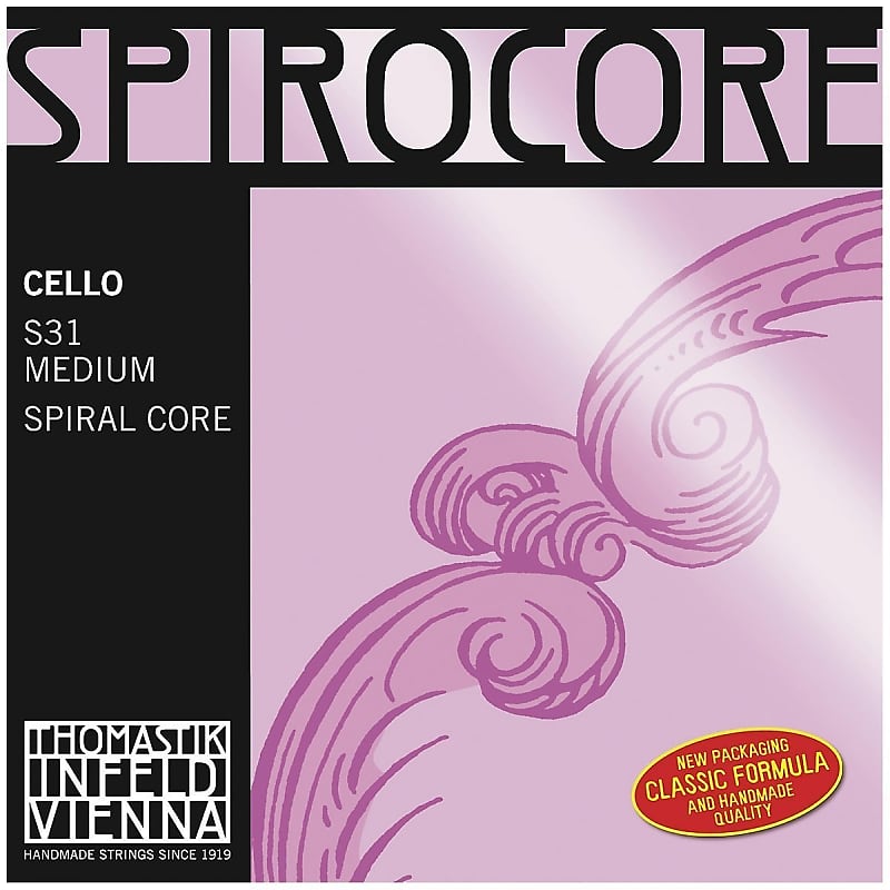 Thomastik-Infeld Spirocore 4/4 Cello String Set - Medium Gauge image 1