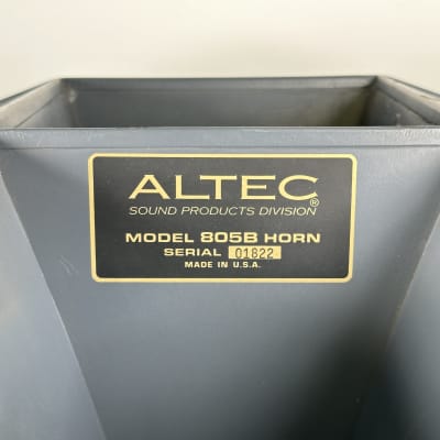 Altec Lansing Vintage Multicell Horn 805B & 30162 Throat | Reverb