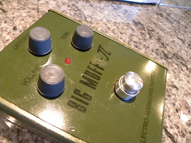 Electro Harmonix Sovtek Tall Font Green Russian Big Muff Electro Harmonix Sovtek Tall Font Green Russian Big Muff