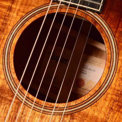 Taylor K24ce Cutaway Grand Auditorium Acoustic/Electric Guitar V-Brace image 6
