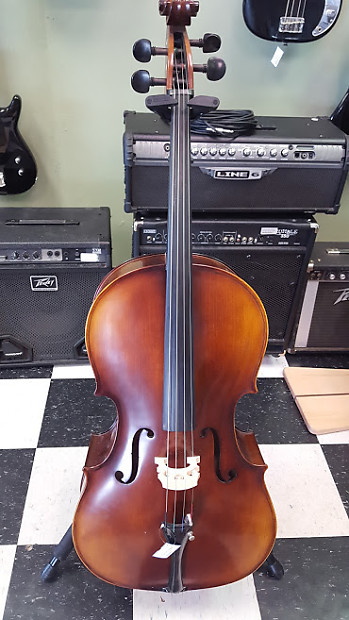 Rudolf Schustor チェロ　4/4 1996 Rudolph Stohr LD300CE 4/4 Cello Antique Natural | Reverb