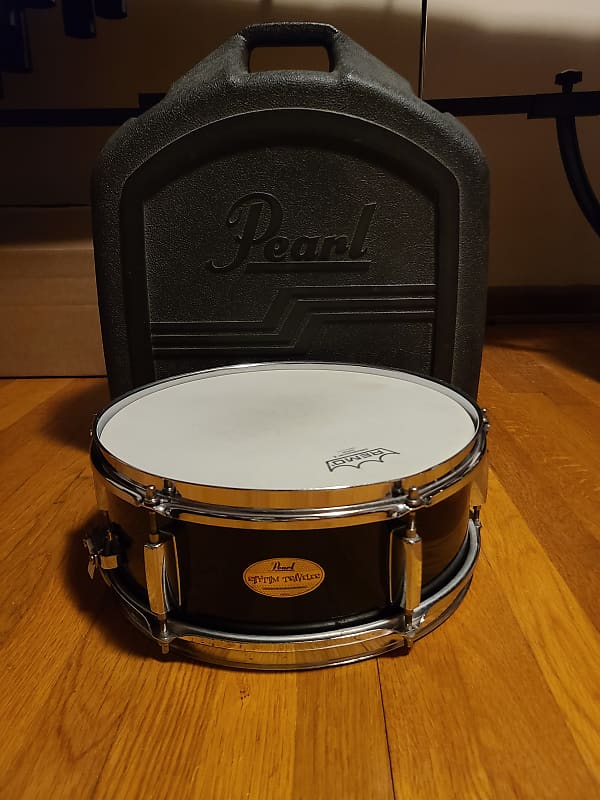 Pearl Rhythm Traveler 13'x4 Snare Drum Black Finish w/Pearl Reverb