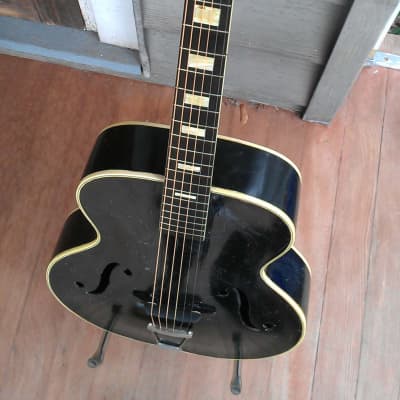 1940s SS Stewart Archtop  guitar Black image 4