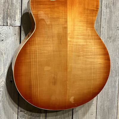 Stunning Peerless Monarch 17 Archtop Jazz Guitar Tangerine