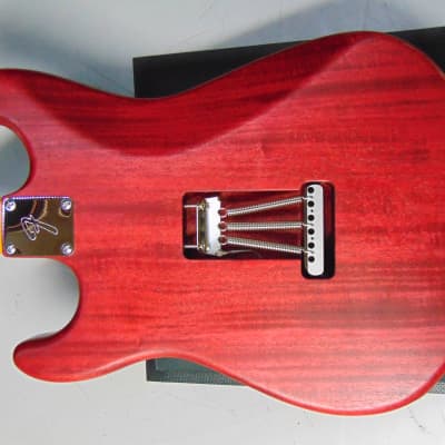 Parts Stratocaster (Allparts/Warmoth) Transparent Red image 7