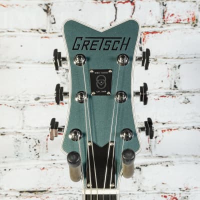 Gretsch - G6136T-140 Limited Edition Double Platinum Falcon™ - Hollowbody Electric Guitar w/ String-Thru Bigsby® - Two-Tone Stone Platinum/Pure Platinum - w/ Hardshell Case - x4693 image 5