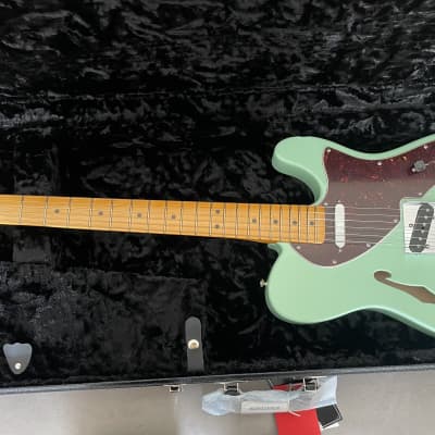 Fender American Original '60s Telecaster Thinline 2020 - Present Surf Green image 1