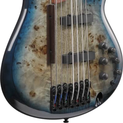 Ibanez Bass Workshop SRAS7 Ashula 7-string Bass Guitar - Cosmic Blue Starburst image 1