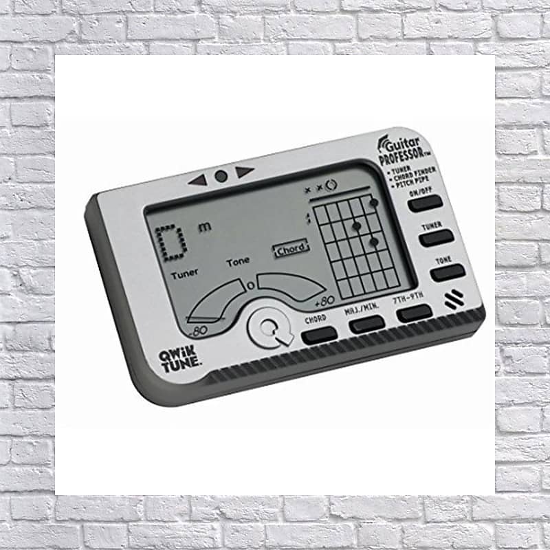 GP1 Qwik Tune Guitar Professor All-in-One Tuner, Chord Finder & Pitch Pipe image 1