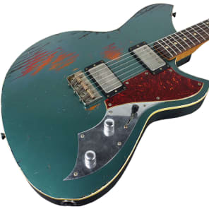 Novo Serus T Guitar - Custom HH - Ocean Turquoise over 3 Tone Sunburst image 1