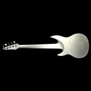 Used Aristides 050 5-String Electric Bass Guitar Ivory Pearl