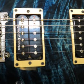 1995 Brian Moore Custom Guitars USA MC/1 Trans Dark Blue Burst / Carbon Fiber #398 image 24