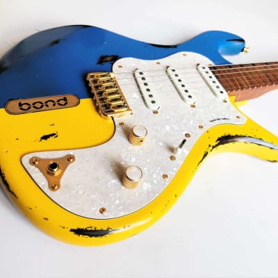 Bond Guitars Limited Edition Star UNITED24 Azovstahl '2023 Support Ukraine image 1