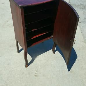 Antique Early 1900's Mahogany Sheet Music Cabinet Made By Larkin Co. image 3