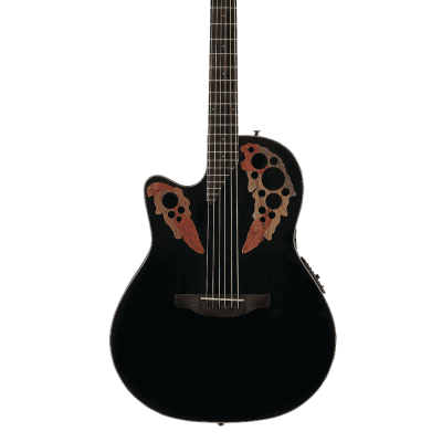 Ovation CE44L-5 Celebrity Elite Mid Depth Solid Spruce Top Nato Neck 6-String Acoustic-Electric Guitar For Left Handed Players image 2