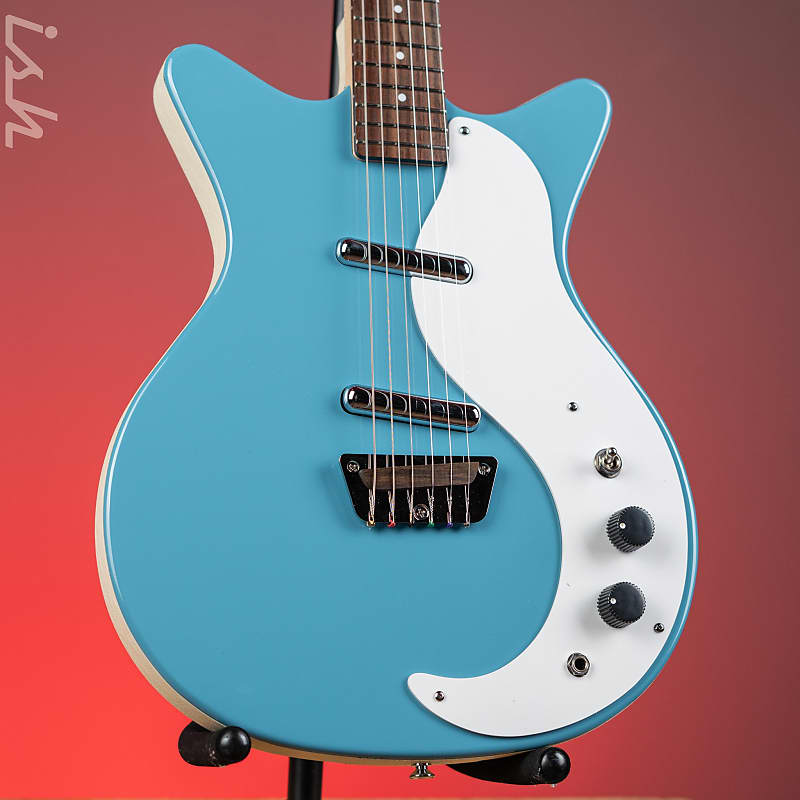 Danelectro Stock '59 Electric Guitar Aquamarine image 1