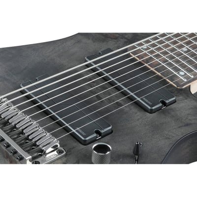 Ibanez Axe Design Lab RG9PB 9-string Guitar w/ Fishman Fluence Pickups - Transparent Gray Flat image 7