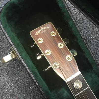 Sigma DR-41 Natural finish made in Japan 1983 dreadnought acoustic guitar in very good condition with hard case . image 4