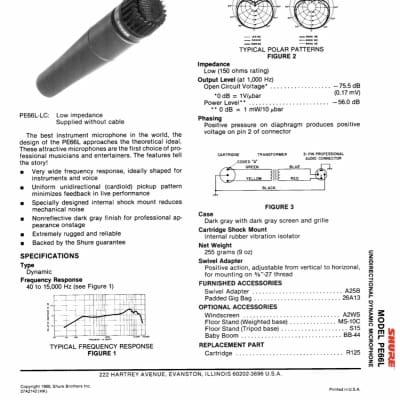 NOS Vintage Shure PE66L Microphone / Rebranded Unidyne III SM57! (545, 546, sm56, sm58, mic) image 7