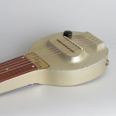 Bronson Singing Electric Lap Steel Electric with Matching Amplifier Guitar, made by National-Dobro Corp. (1935), original black hard shell case. image 7