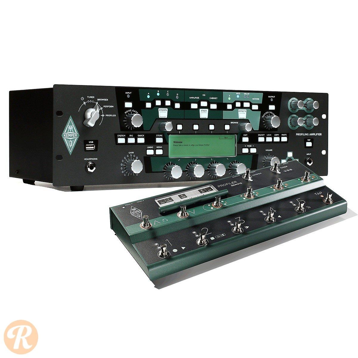 Kemper Amps Profiler Rack Guitar Modeling Amp w/ Remote Controller Pedal |  Reverb