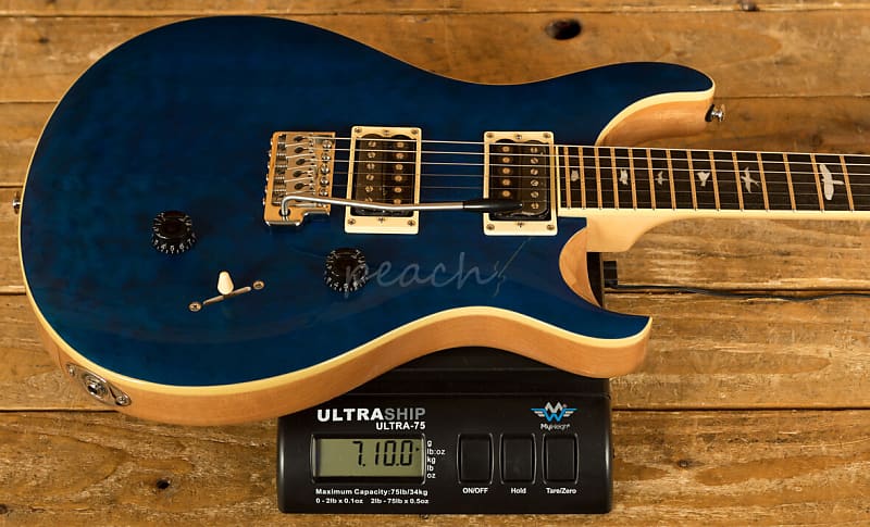 PRS SE Custom 24 - Quilt Blue Matteo