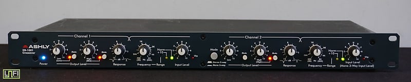 Ashly XR-1001 Stereo 2-Way, Mono 3-Way Crossover XR1001 1U
