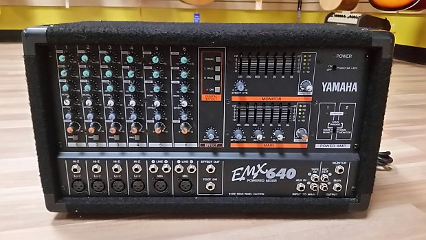 Yamaha EMX640 400W Powered Mixer | Reverb