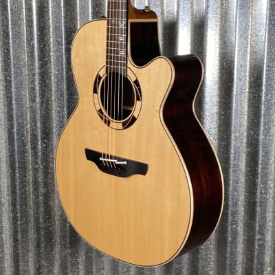 Takamine TSF48C NEX Santa Fe Natural Acoustic Electric Guitar & Case Japan #0552 Used image 7
